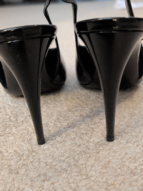 Saint Laurent Paris - Pulp Slingback Black Patent - Stiletto Pumps - Picture 10 of 12